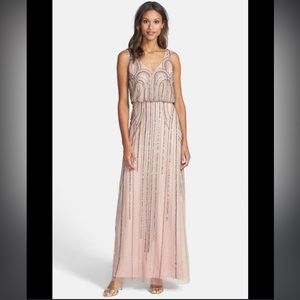 Adrianna Papell beaded gown